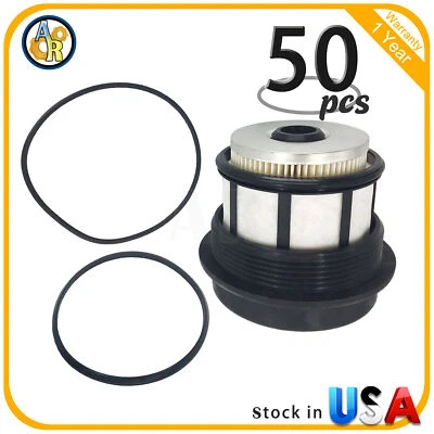 Juego de 50 filtros de combustible con tapa para Ford E-350 F-250 F-350 Super Duty 1998-2003 Foto 1 de 3