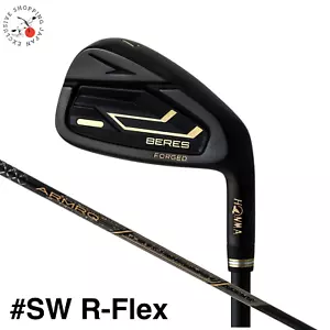 HONMA Golf BERES 09 Black Wedge Club #SW 55° ARMRQ FX BK R-Flex Men's 2024 Model - Picture 1 of 6