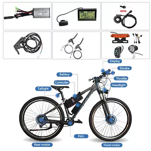E-Bike 36V/48V KT 15A Controller/LCD Display Meter/Thumb throttle/PAS/ Light Kit - Picture 1 of 24