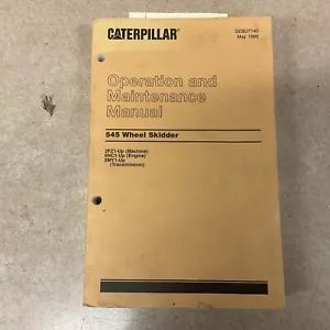 CAT Caterpillar 545 BEDIENUNGS- UND WARTUNGSANLEITUNG LOG WHEEL SKIDDER GUIDE, 2FZ - Bild 1 von 5