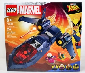 LEGO DISNEY MARVEL XMEN 97 X-JET 76281 PLANE CYCLOPS ROGUE WOLVERINE MAGNETO NIB - Picture 1 of 6
