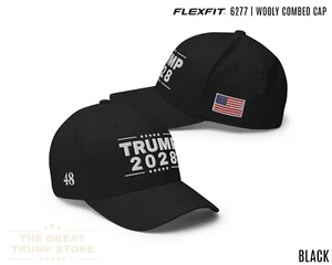 Trump 2028 Rewrite the Rules Hat Flex Fit Trump 48 Hat for Men Women, Embroidery - Picture 1 of 21