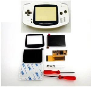 Gameboy Advance GBA V2(Version 2) IPS Screen Backlight LCD Kits W/Pre-cut Shell - Picture 1 of 51