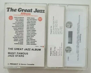 The Great Jazz Album Many Famous Jazz Stars Cassette Tape Set Project 3 - Foto 1 di 4