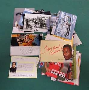 40x Autogrammkarten und Autogramme viel Sport auch andere verschiedenes Alter - Picture 1 of 6