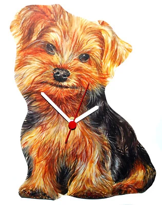 LARKRISE DESIGNS Reloj Yorkshire Terrier - Yorkshire Terriers - Yorkie Dog - Yorkies - P40-C