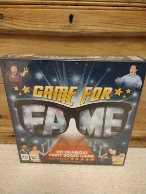 Game For Fame - The No1 Selling Hilarious Party Board Game NEW and SEALED - Image 1 of 2