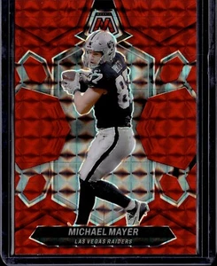 2024 Panini Mosaic MICHAEL MAYER Red #117 Oakland Raiders - Picture 1 of 2