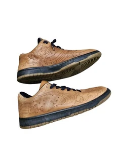 Größe 11 SELTEN Nike Dunk Low 2003 Laser Pack von Chris Lundy 308428 001, braun hellbraun - Bild 1 von 11