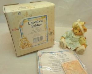 1994 Enesco CHERISHED TEDDIES Kiss the Heart and Make It Well 127965 w/BOX & COA - Picture 1 of 7