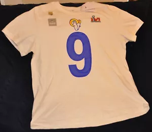 Camiseta Matt Stafford Los Angeles Rams Hombre XL NUEVA con etiquetas Super Bowl LVI - Imagen 1 de 3