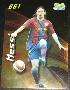 2007-08 Mundicromo Las Fichas de la Liga 2008 Lionel Messi #661 Foil Top Once a - Picture 1 of 2