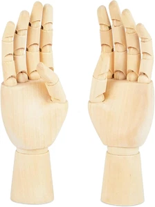 Posable Hand Model for Art, Left and Right Mannequin (7 Inches, 2 Pack) - Man... - Picture 1 of 1
