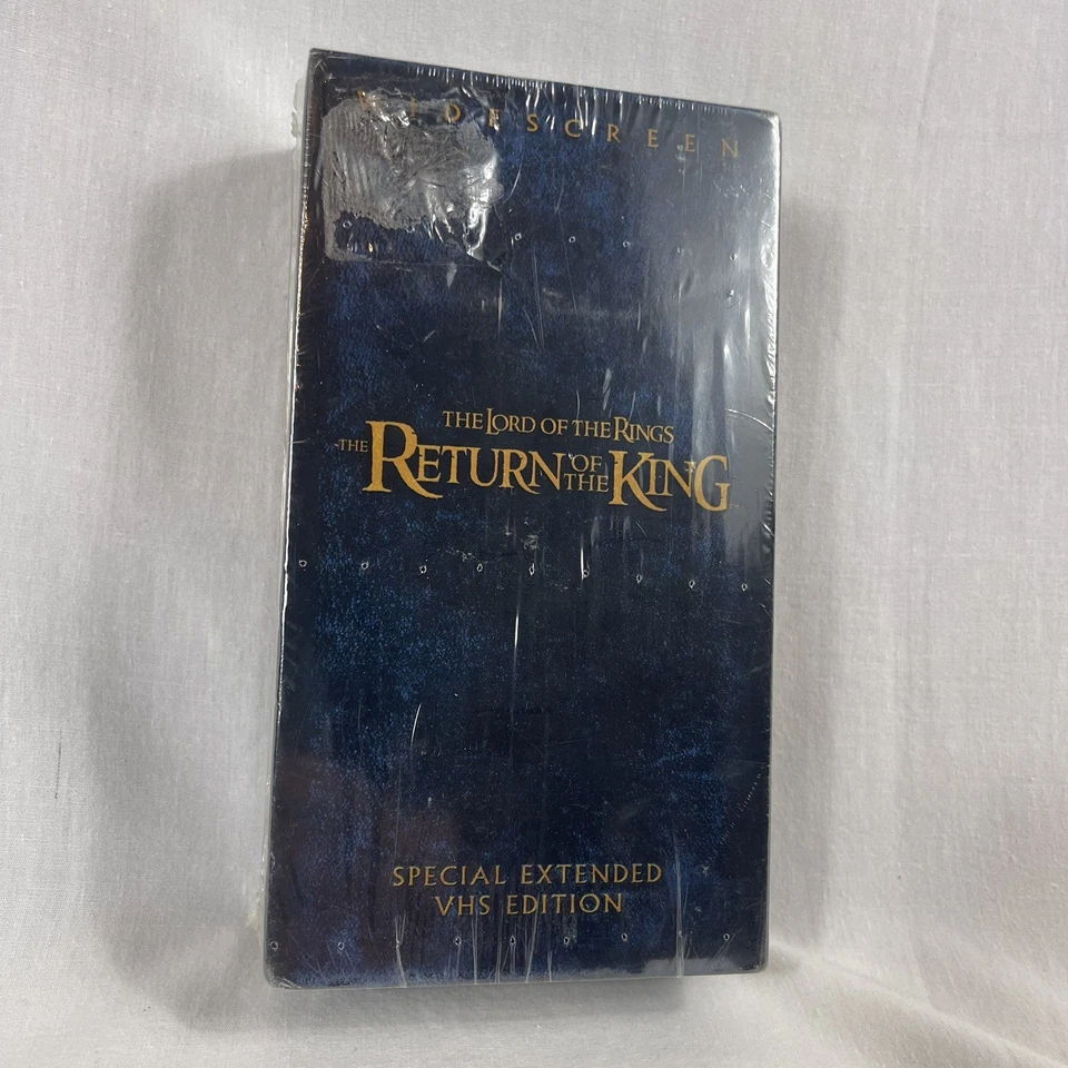 Lord of the Rings Return of the King Special Extended VHS Widescreen New Sealed! - Image 1 of 4