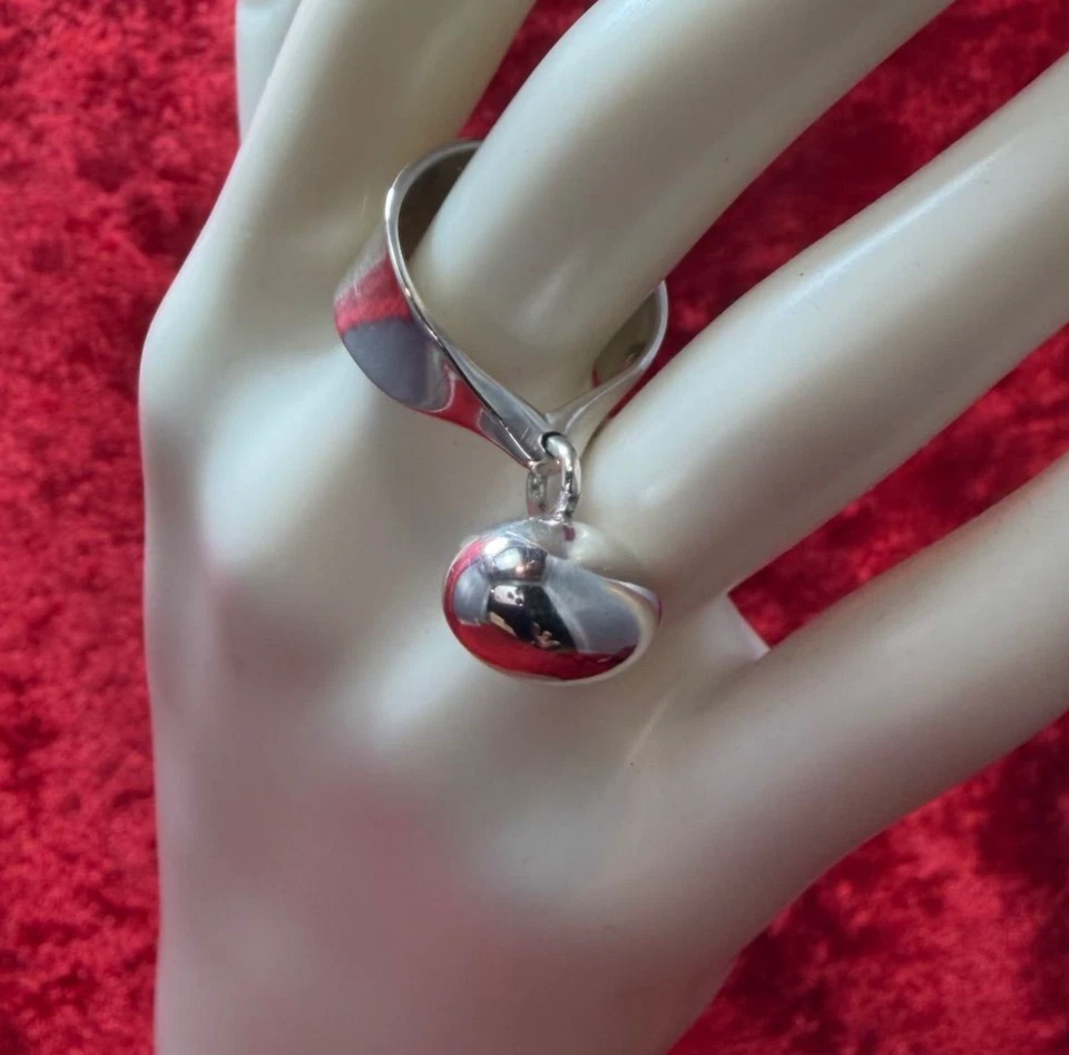 Anillo GEORG JENSEN Vivianna Torun #156 plata esterlina vaina tamaño EE. UU. 6,0 vintage Foto 1 de 4