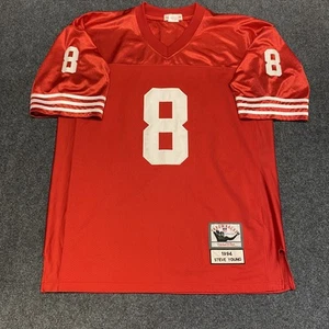 Vintage San Francisco 49ers Jersey Mens Large NFL Football Steve Young 1994 Thro - Picture 1 of 8