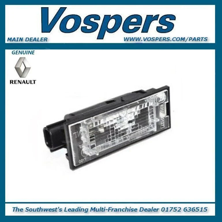 Lámpara de matrícula de tráfico original Renault Clio Laguna Megane Master 8200480127 Foto 1 de 1