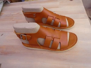 Toast Fracap sandals orange/ tan size 40 - Picture 1 of 12