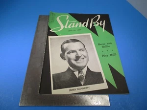 Vintage Stand By Magazine July 10th 1937 James Daughtery Play Ball! L586 - Bild 1 von 1