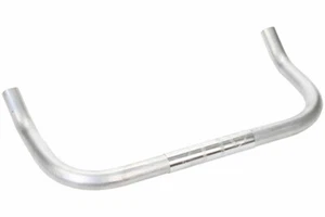 Sunlite Bicicletta Bullhorn Lega Manubrio 40cm x 25.4mm Argento Pista Fisso Gear - Foto 1 di 1