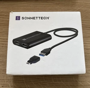 Sonnet USB3-DDP4K USB graphics adapter 3840 x 2160 pixels Black - Picture 1 of 5