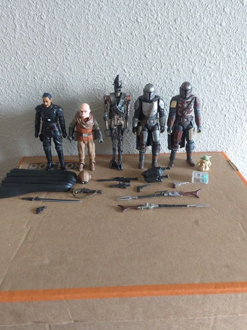 Star Wars Black Series The Mandalorian Lot Ig 11 Moff Gideon Grogu Kuill Cover