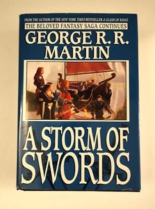 Vintage Book Club Edition A Storm of Swords by George R R Martin Game of Thrones - Foto 1 di 6