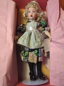 Paradise Galleries Treasury Collection, Mary Mary Porcelain Doll w/Display Stand - Picture 1 of 8