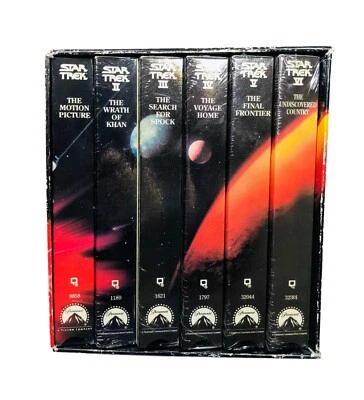 Star Trek The Movie Collection Set of 6 Original VHS  | 5 of 6  Sealed - Image 1 of 4