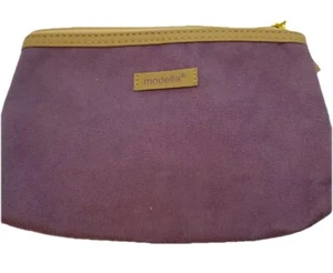 Modella Makeup Bag Pencil Pouch Purple Zip Closure 7” - Picture 1 of 5