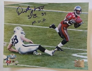 Dexter Jackson Tampa Bay Buccaneers Super Bowl 37 MVP Autographed 8x10 Photo - Picture 1 of 2