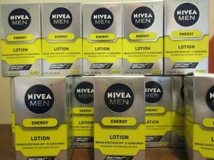 12x NEU Nivea Men Energy Lotion Q10 Breitspektrum Sonnenschutz LSF 15 * 1,7 oz 2017 - Bild 1 von 1