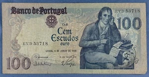 Portugal 1985 - 100 Escudos - (1985-06-04) - P-178e.3 - Economical Grade - Picture 1 of 2
