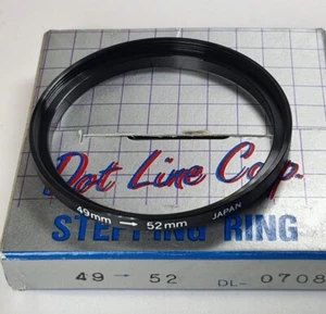 49-52mm Step-Up Lens Filter Convertering Adapter Ring 49mm-52mm E-49-E52 Japan - Picture 1 of 6