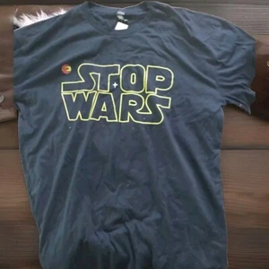 Stop Wars Tshirt 2XL Black 100% Cotton - Picture 1 of 3