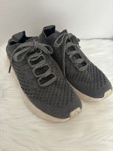 Sneaker Nobull Project Unisex Uomo 8 Donna 9,5 Grigio Scuro Avorio Diamante Lavorata a Maglia - Foto 1 di 19