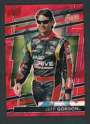 2024 JEFF GORDON 054/149 PANINI THE NATIONAL ICE CRACKED RED VIP - Image 1 of 2