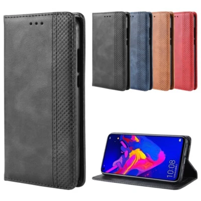For OnePlus 8 7T Pro 6T 6 5T  3T Magnetic PU Leather Flip Wallet Case Cover - Image 1 of 4