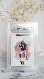 2017 Panini Impeccable Rob Gronkowski SSP /10 Gold Foil BGS 8.5 NM-Mint+! - Picture 1 of 2