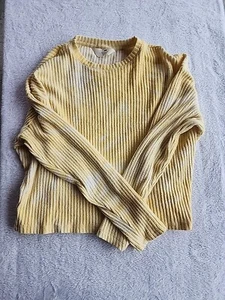 H&M Girls Yellow Pullover Sweater 20 - Picture 1 of 3