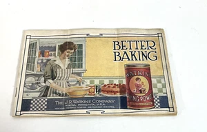 Folleto Watkins Better para hornear J.R. Watkins recetas polvo para hornear Winona MN DE COLECCIÓN - Imagen 1 de 6