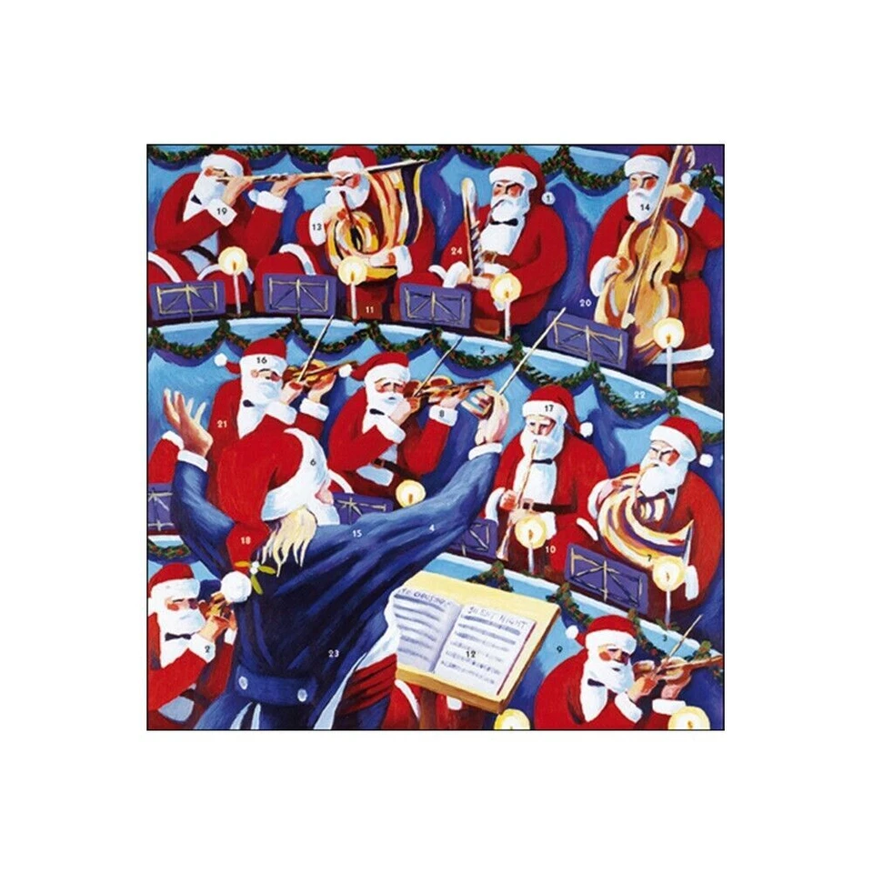 Xmas Orchestra Music Caltime Advent Calendar 230 x 230mm - Image 1 of 1