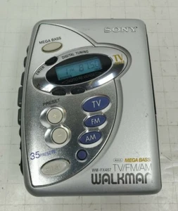Sony Walkman TV/FM/AM WM-FX467 Cassette Player FM/AM only works-as is - Picture 1 of 7