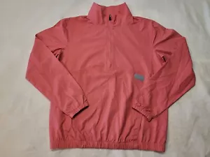 Puma Pullover 1/4 Zip Long Sleeve Pink Lightweight Jacket Women's Size Small - Picture 1 of 12