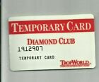 TROPWORLD CASINO-Resort- ATLANTIC CITY- DIAMOND CLUB-Karte- 1970+ PlastikHALTER