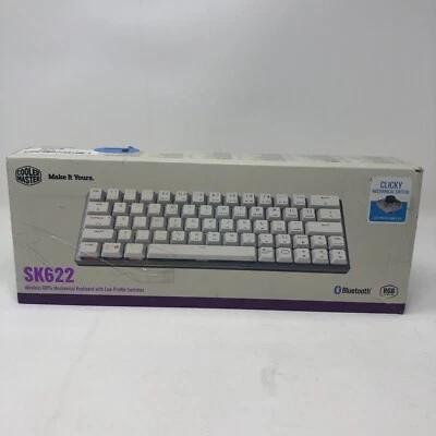 Cooler Master SK622 Bluetooth Wireless 60% Mechanical LP Red Switch RGB Keyboard - Image 1 of 4