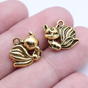 120 Stck. Antik Vergoldet Neunschwanziger Fuchs Charms Anhänger 14x13mm B16978 - Bild 1 von 3