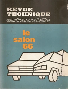 REVUE TECHNIQUE AUTOMOBILE 246 RTA 1966 SALON DE L'AUTOMOBILE SALON DE L'AUTO - Imagen 1 de 2