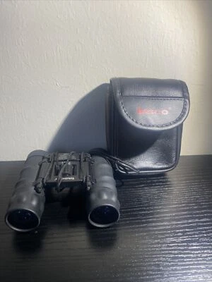 Tasco Binoculars 8x21 Compact Folding w/ Case Black - Image 1 of 2