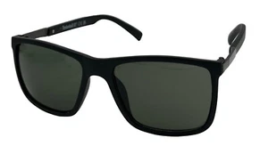 Timberland Sonnenbrille Herren matt schwarz rechteckig Kunststoff, grüne Gläser TB7268. 2N - Bild 1 von 14